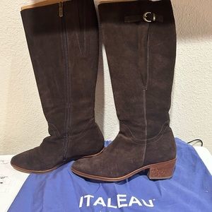 Italeau Tosca Suede Boots 38